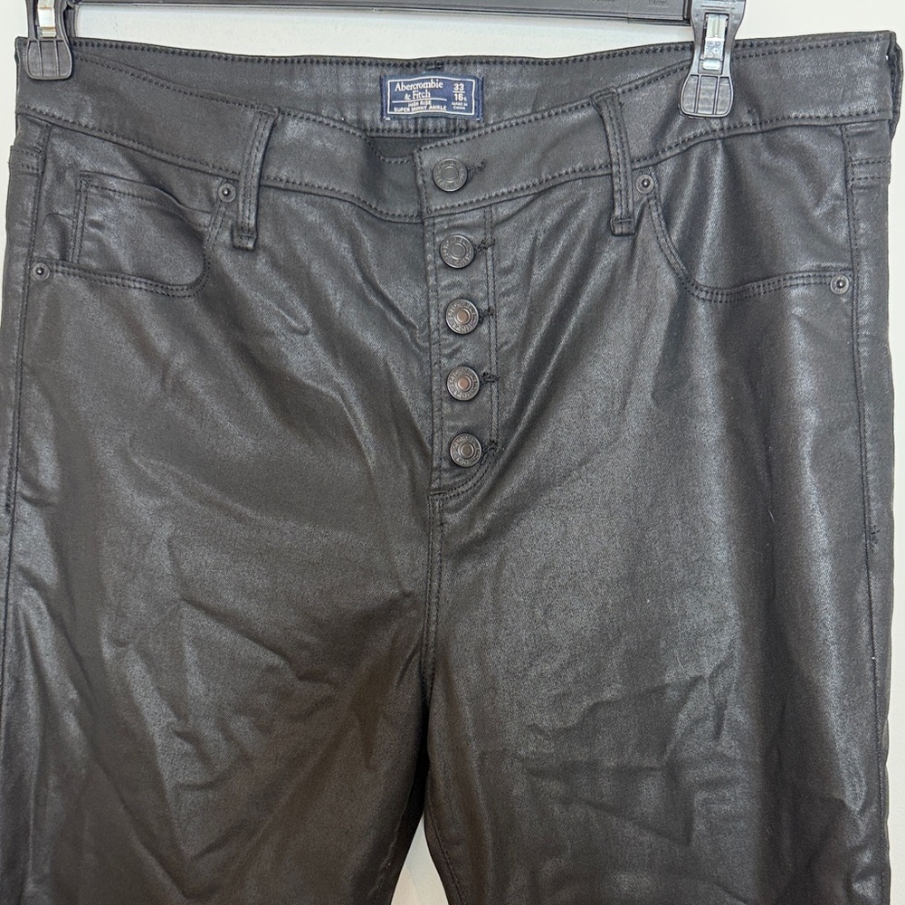 Abercrombie & Fitch High-Rise Super Skinny Ankle Pants Size 33/16s - Picture 6 of 12